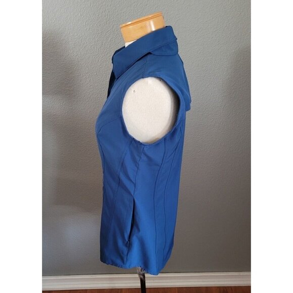 Reel Legends Sleeveless Shirt Women’s Size Small Adventure Blue Fishing Outdoors - Picture 8 of 12